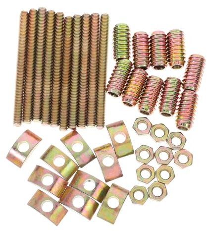 Homoyoyo 10 Sätze Vier in einem Stecker möbelverbinder möbel verbinder Schrank Verbindungsschrauben Zubehör für die Möbelmontage Möbelbefestigungen aus Holz Garderobenteile