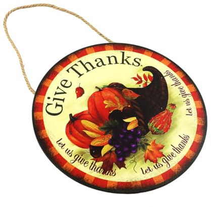 Zerodeko 1Stk Thanksgiving leuchtende Auflistung schöner hängender Anhänger Thanksgiving Day hängende Verzierung Dekor Wohnkultur Ornament Erntedankfest-Anhänger Zuhause Anhänger Hochzeit