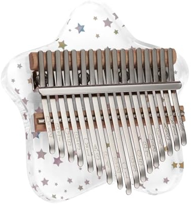 Kalimba Instrument Kalimba Aus Acryl Mit 17 Tasten Fingerklavierinstrument Geeignet Für Erwachsene Anfänger(A)
