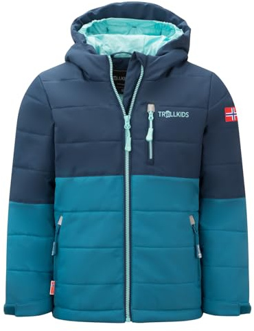 Trollkids Kids Hemsedal Snow Jacket XT 164, Dark Marine
