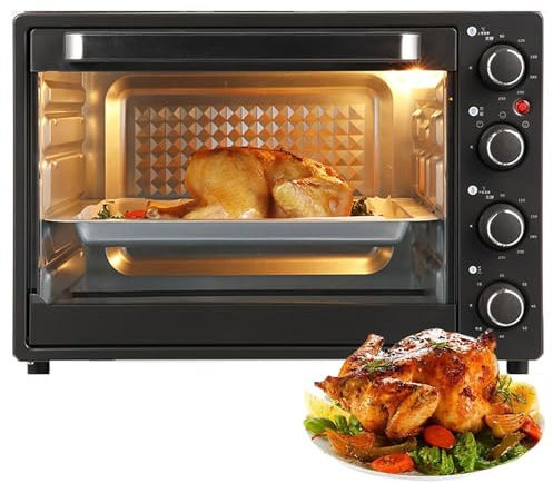 FfiMe Mini Forno Elettrico, Pentola Elettrica Multifunzione, Grande capacità 40 Litri, Controllo della Temperatura 90-230 ℃, Tre Metodi di Riscaldamento, Posizione di Cottura A Quattro Strati