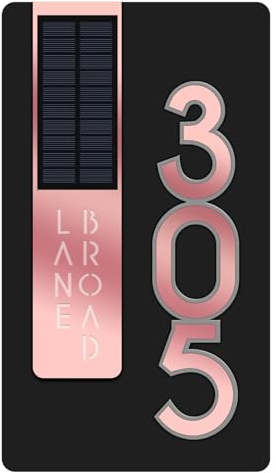 Letrero solar personalizado con número de casa, luces solares retroiluminadas, número de casa para exteriores, placa solar moderna para puerta, placa de dirección iluminada, letreros alimentados para