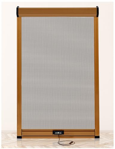 APMOE Mosquitera Ventana - Enrollable Extensible Mosquiteras para Ventanas con Aluminio Marco/Bobina Desmontable, Arriba y Abajo Correderas Mosquiteras a Medida