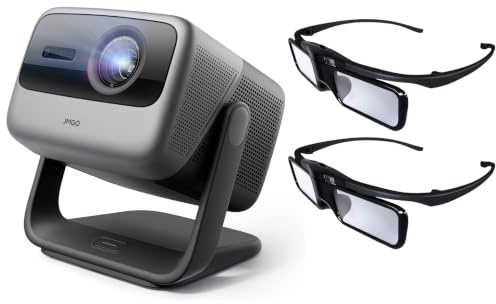 JMGO N1S Ultimate 4K Triple Laser Projector with 3D Glasses*2