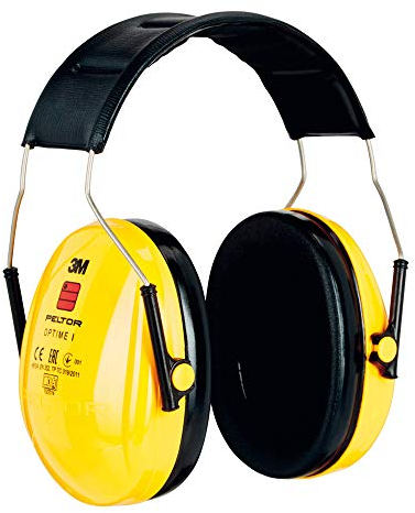 3M H510A-401-GU Cuffie Protettive, Temporale, 27 dB, Giallo