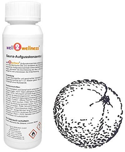 well2wellness® Concentrato di Infusione per Sauna Arancione 125 ML