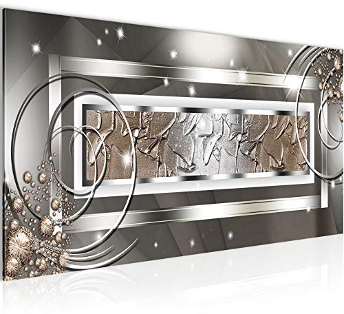 Runa Art Quadri Moderni Astratto 1 Pezzo L'immagine Tela Non Tessuta Soggiorno Corridoio Diamante Beige Marrone 108012a