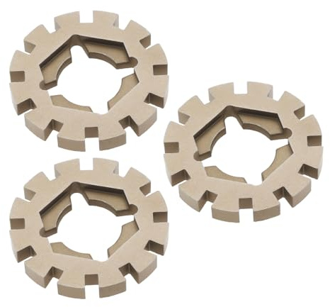 The Lord of the Tools 3-teiliger Schaftadapter für Oszillierende Werkzeuge Kompatibel mit Bosch Kompatibel mit Fein Kompatibel mit Multimaster Kompatibel mit Makita 25,1 X 3,1mm Werkzeugschaftadapter