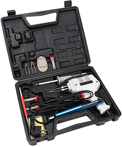 Elektro Lötpistolen Kit Set für Haushalts und Kfz Verkabelung EU Stecker 250V mit Kupfer Heizkern