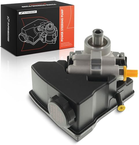 A-Premium Power Steering Pump, with Reservoir, Compatible with Chevrolet & Buick & Pontiac & Oldsmobile - 1996-2003 - Impala, Lumina, Monte Carlo, Century, Regal, Cutlass Supreme, Grand Prix, 3.1/3.4L