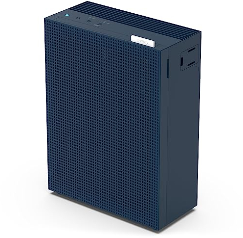 COWAY Luftreiniger Allergiker, Quietmark, 20dB Schlafmodus, Entfernt 99,999% der schädlichen Partikel bis zu 0,01 µm, für Allergie (ECARF Siegel) Staub Pollen - AIRMEGA 150 (Marine)