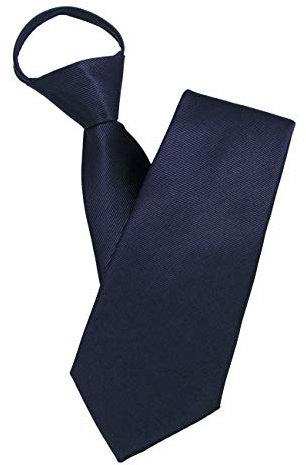 JEMYGINS Herren-Krawatte mit Reißverschluss – ein eleganter Look in wenigen Sekunden, marineblau
