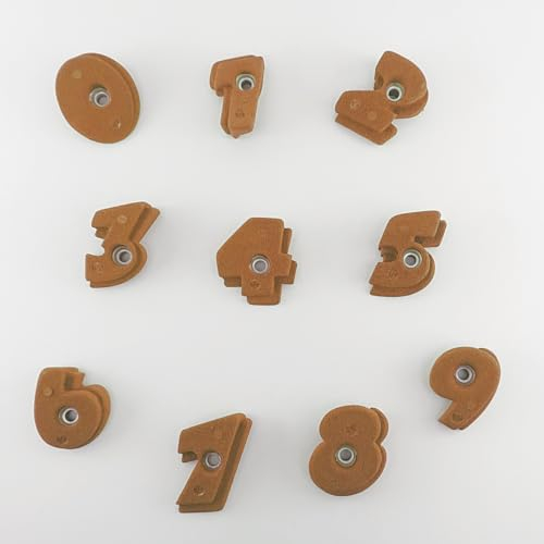 Entre Prises Klettergriffe Numbers, Farbe:Wunschfarbe (Anfertigung)