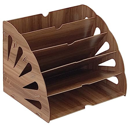 Garneck Holz Desktop Bücherregal Büro Sules Lagerung Bücherregal Desktop Buch e