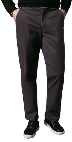 Maine Premium Chino Trousers, 38R, Dark Grey