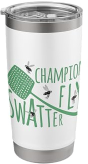 Champion Fly Swatter Stainless Steel Insulated Tumbler