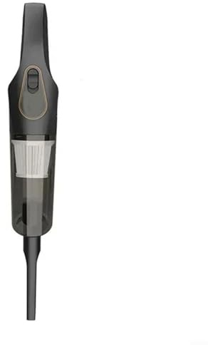 Aspirapolvere senza fili 2 in 1 leggero con motore potente da 100 W, per pavimenti duri, tappeti, peli di animali domestici, ricarica USB, portatile, facile manutenzione, bianco nero (B-nero)