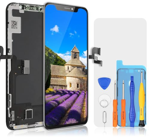 bokman Pantalla para iPhone X, Pantalla de Repuesto Táctil de Cristal LCD Compatible con Modelo A1865, A1901, A1902