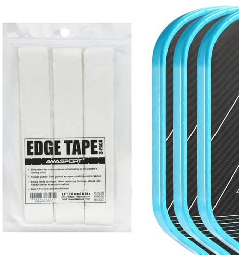Clear Pickleball Edge Guard Tape – No Wrinkling, Protects Edge & Covers Lead Tape – 28mm/30mm – Fits All Brands & Standard Paddles