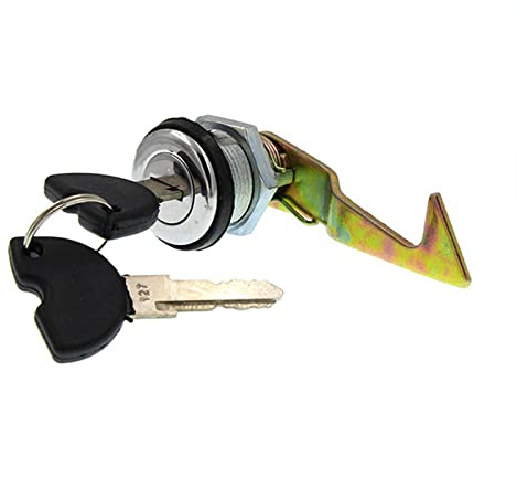XFUYI para Queen para Turtle Cerradura Trasera de baúl de Motocicleta eléctrica con 2 Llaves Scooter Motocross Tail
