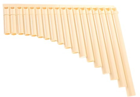 EXQUIMEUBLE Panflöte Aus Abs Kunststoff Mit 18 Pfeifen Glatte Oberfläche Einsteiger Musikinstrument Für Kinder Und Anfänger Leichter Griff Vielseitiges Tonspektrum