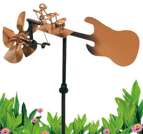 Molino de Viento de Metal Hecho a Mano, Hecho a Mano, Molino de Viento, Molino de Viento, Molino de Viento, Molino de Viento, Adorno de jardín, Escultura, Viento, cinético, Veleta