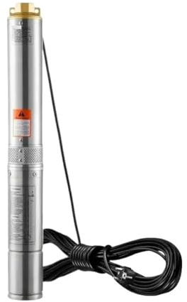 WAFOHSR Deep Well Submersible Pumps Stainless Steel Pumps For Irrigation Wide Application(370W Built-in)