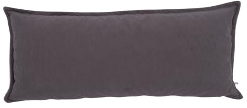 TexDeko® Cord Rückenkissen 120x43x20 cm Rückenlehnenkissen Anthrazit | Weicher Cordstoff, wasserabweisend, UV-beständig, waschbarer Bezug, Indoor & Outdoor Palettenpolster, 320 g/m² Stoffgewicht