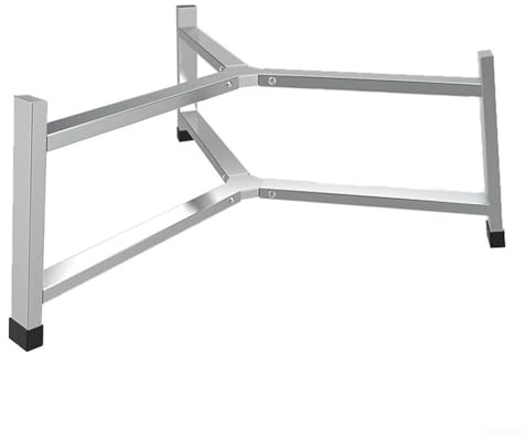 Supporto per fuoco in acciaio inox con fori di sfiato per camino esterno, treppiede a tre gambe da 38/49,5/68 cm, per cucinare e campeggio (68 cm)