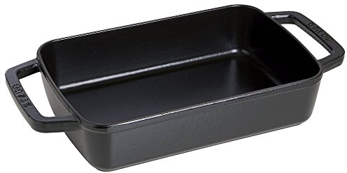 Staub 1304023 Platte, Auflauform, 38 x 26 cm, schwarz