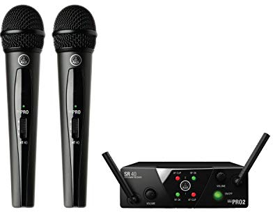 AKG Pro Audio WMS40 Mini2 Vocal Set BD US45A/C EU/US/UK Sistema de micrófono inalámbrico