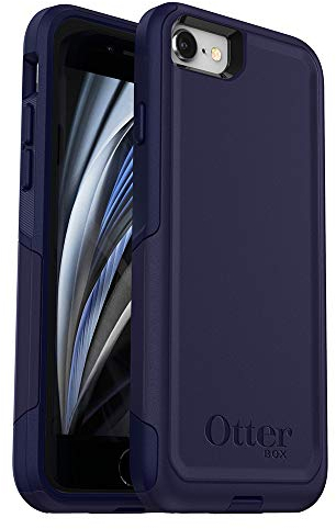 OtterBox iPhone SE 3rd & 2nd Gen, iPhone 8 & iPhone 7 (not Compatible with Plus Sized Models) Commuter Series Case - Indigo Way, Slim & Tough, Pocket-Friendly, with Port Protection Blue