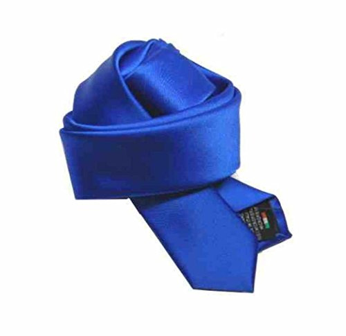 Avantgarde - Cravatta bambino elegante Cravattino per bambini dai 6 ai 12 anni, colore: blu royal