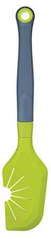 Colourworks 'The Swip' Silicone Spatula and Whisk Cleaner Tool, Apple, 29 cm,Green