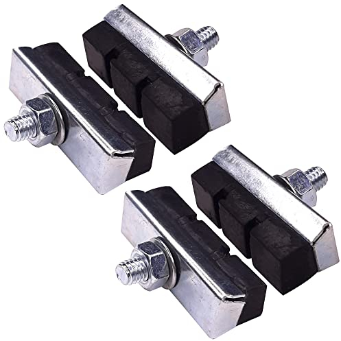 cyclingcolors 4x pattini freno bici 40mm ganasce pastiglie con vite vintage eroica bicicletta gomma