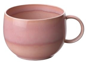 like. by Villeroy & Boch – Perlemor Coral Kaffeetasse, Set 12x9x7cm, Farbe: Coral, Spülmaschinenfest, Mikrowellenfest, Handgemachte Effektglasur mit individuellen Design, Premium Porzellan