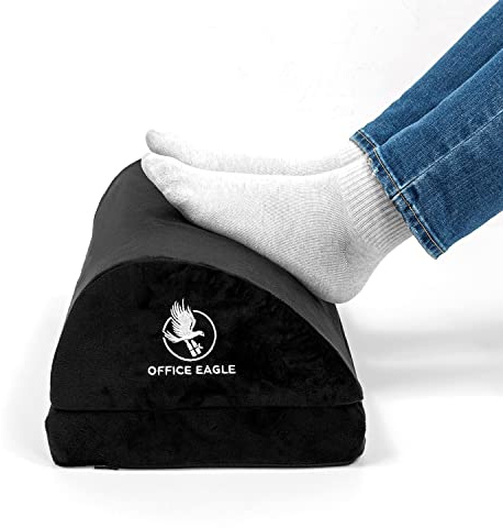 OFFICE EAGLE Footrest Repose-pieds réglable en hauteur pour bureau, bureau et accessoire de bureau à domicile 43 x 25 x 18 cm