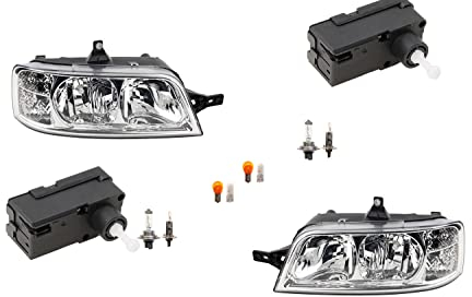Johns, Scheinwerfer passend für Fiat Ducato 244 04/02- Leuch. Links Rechts + Stellmotor