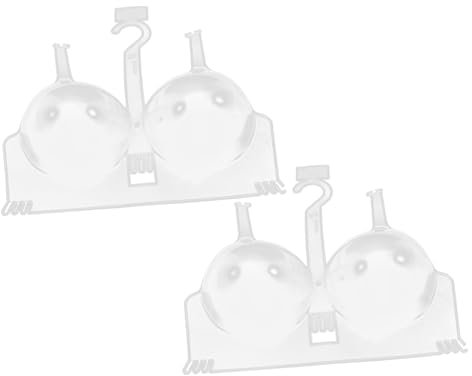Amosfun 2St Transparenter Präsentationsständer für BH-Unterwäsche Schaufensterpuppe für BH Unterwäsche-Schaufensterpuppe Kleiderbügel aus Kunststoff Gut BHS Kleiderständer