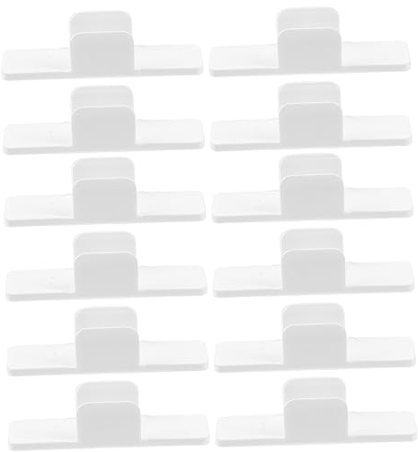 CAXUSD 20 Stück Selbstklebende Stiftklammern Whiteboard-stiftklemmen Kunststoff-halter Für Whiteboard-marker
