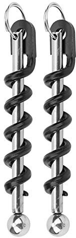 Wooden Waiter's Knife, 2 Pieces, Stainless Steel Wine Bottle Opener, Multifunctional Corkscrew with Key for Home, Cafe, Restaurant, Exquisitely Crafted