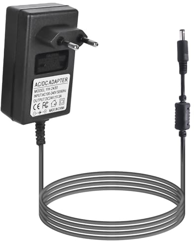 24V 3A Netzteil Adapter: 72W Netzteil AC zu DC Konverter Transformator 100~240V Eingang, Steckernetzteil 24v, Netzteil 24v für Radiowecker, Lichtleisten, Switch, LED-Strip Streifen, Speedport