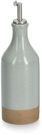 ZELLER PRESENT SCHÖNER LEBEN. PRAKTISCH WOHNEN. Essig-/Ölflasche, 420 ml, Steingut/Edelstahl