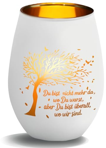 CREATCABIN Lanterna Vetro Scritta Lanterna Vetro per Donne Luci Lutto Trauer Incisione Portacandele tè Portacandele per Tombe Commemorative Regali Funebri 8.6x11.6cm