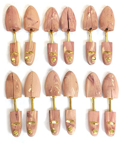Cedar Elements Little Wholesale Program Schuhspanner aus Zedernholz, 6 Paar