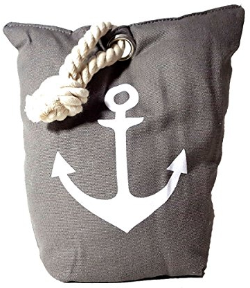 Lilienburg Türstopper Anker Boden 2kg schwer Stoff Sack - für innen - Fensterstopper Vintage (Maritim)