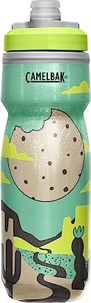 CAMELBAK Podium Chill Sportwasserflasche, Quetschflasche, zum Laufen, Radfahren, Wandern Keks-Kreuzung