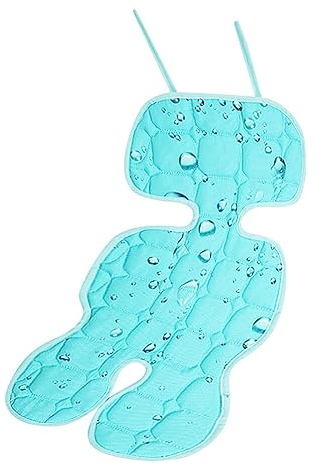 ISAKEN Atmungsaktive Sommer Sitzeinlage, Baby Sommer Kühlmatte Babybett Pad Universal Sitzauflage für Kinderwagen, Buggy, Kindersitz und Babyschale, Atmungsaktiv und Schweißabsorbierend