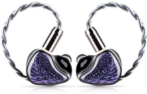Kinera Celest Wyvern - Auriculares intraurales intraurales de alta fidelidad, diafragma LCP de 10 mm, controlador dinámico IEM, auriculares intrauditivos con cable para juegos con sintonización Harman