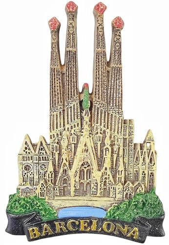 Kühlschrankmagnet Barcelona Spanien Reise Souvenir Kühlschrank 3D Dekoration Handwerk